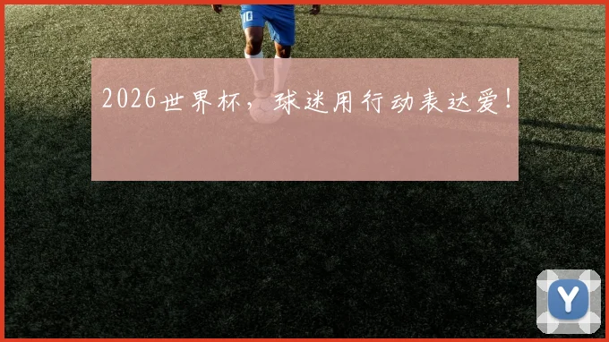 2026世界杯，球迷用行动表达爱！